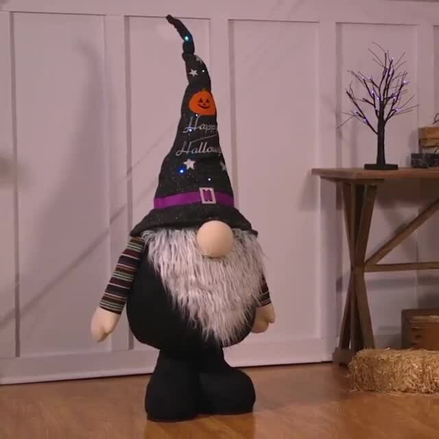 Large Halloween Plush Gnome