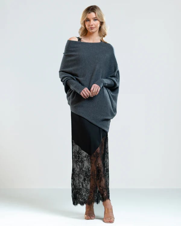 🔥LAST DAY 49% OFF - Asymmetric Draped Jumper (Buy 2 Free Shipping)