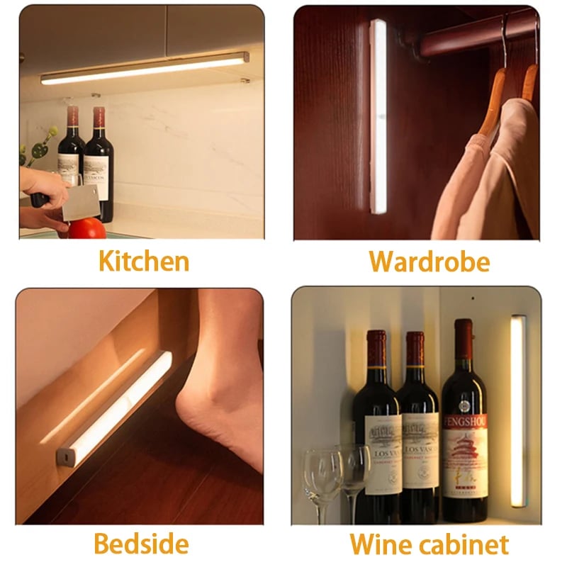 🔥🔥NEW YEAR SALE 49% OFF💡Punch-free Smart Sensor Magnetic Rechargeable LED Lights