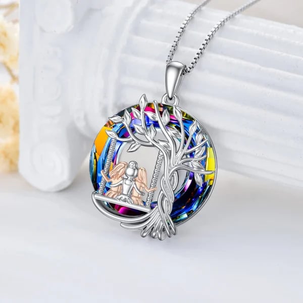Last Day 49% OFF--🎁S925 Sterling Silver Tree of Life Sisters Necklace