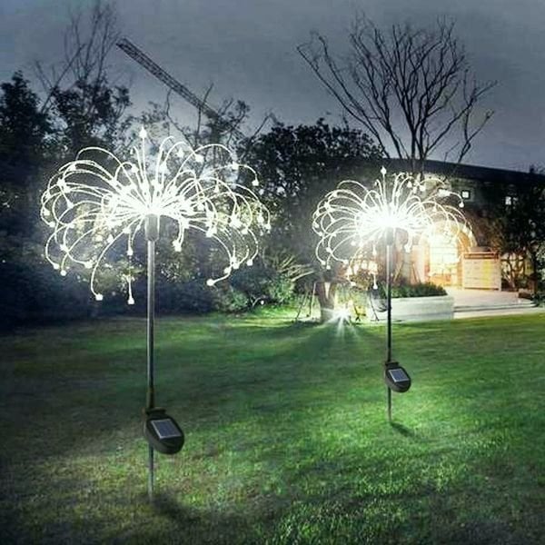🔥LAST DAY 49% OFF - 🎁Waterproof Solar Garden Fireworks Lamp
