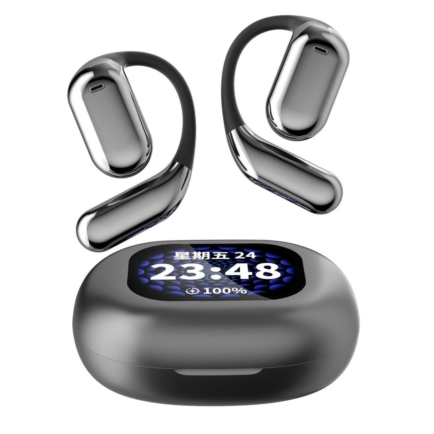 Last Day Promotion 49% OFF🔥True Powerful Bluetooth 5.4 Open Ear Earbuds, IPX5 Waterproof