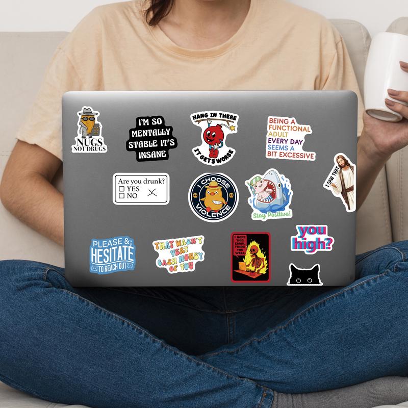 🔥Top-Selling Product🔥Phase One Adults Prank Meme (Dirty) Stickers , perfect for bumpers, hard hats, water bottles...(150 pcs)