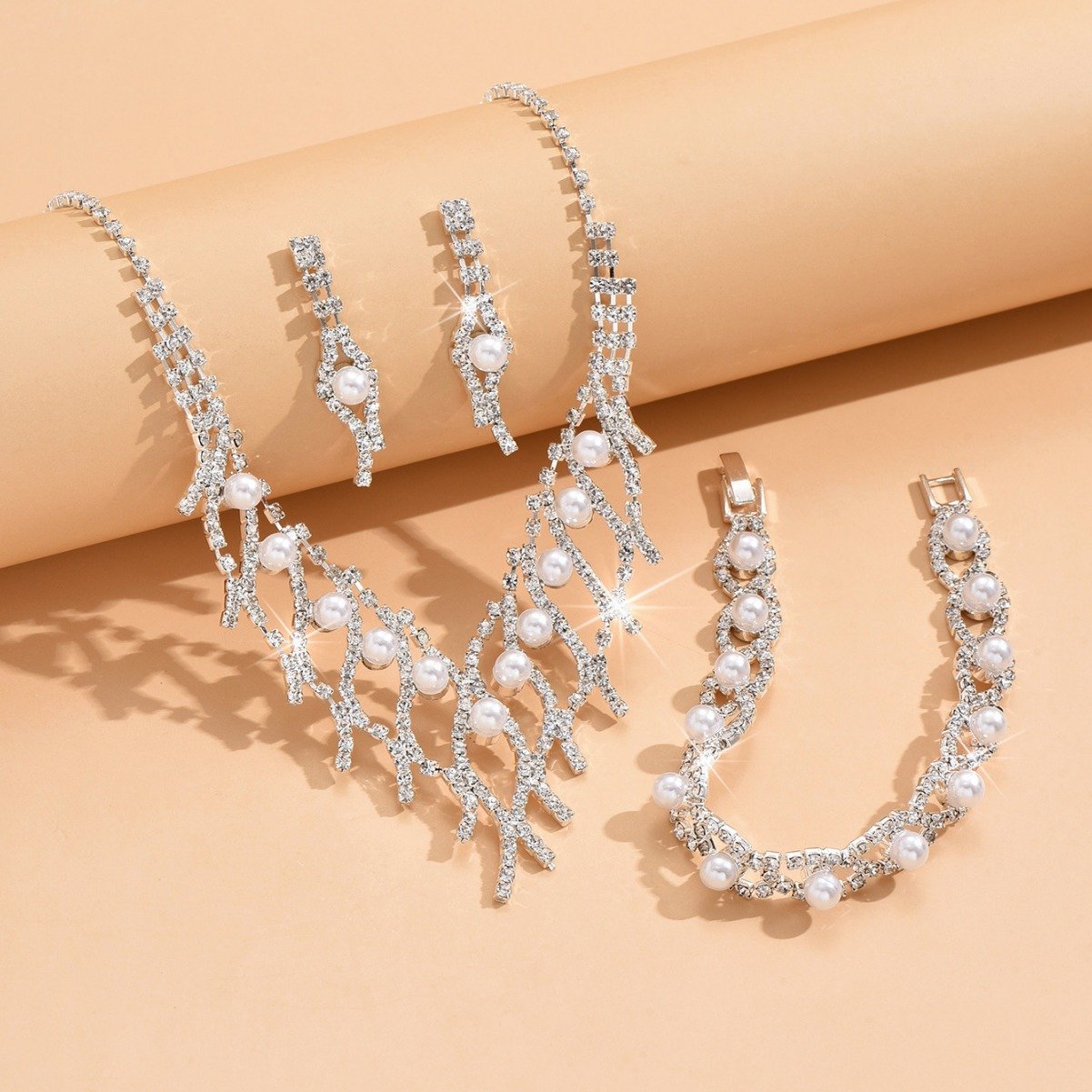 Water Drop jewelry three-piece set