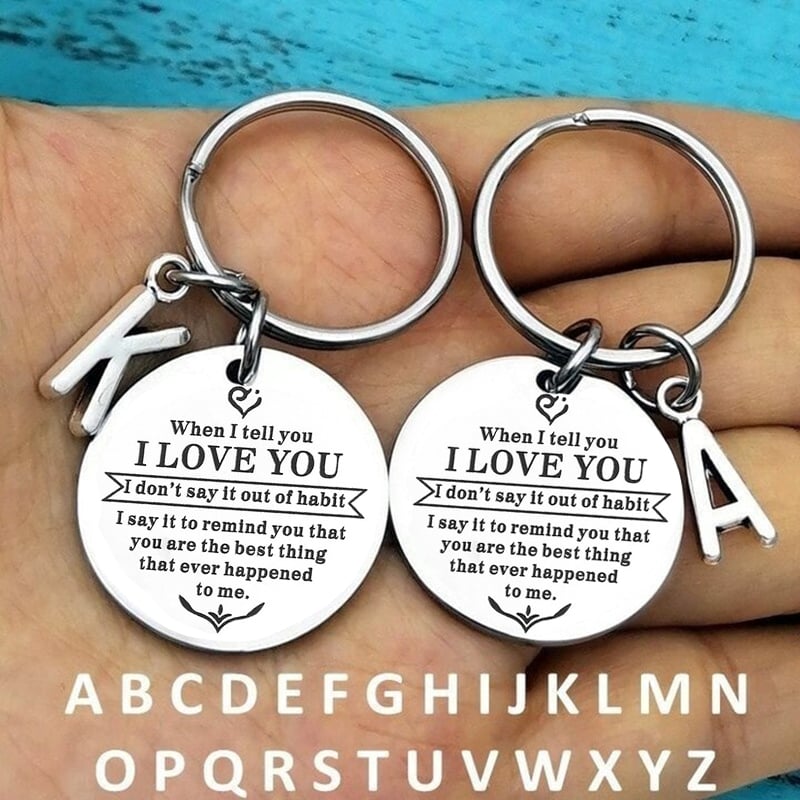 LAST DAY 49% OFF⇝💓 ( Best Father Mother Gift ) When I tell you I LOVE YOU Keychain