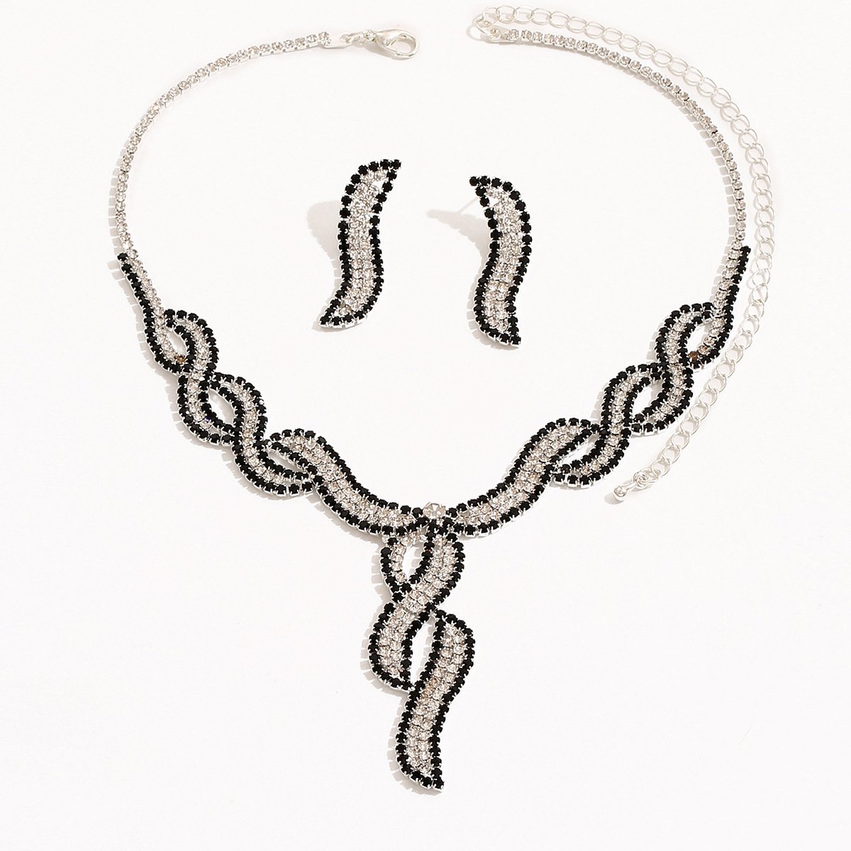 Vintage serpentine jewelry set