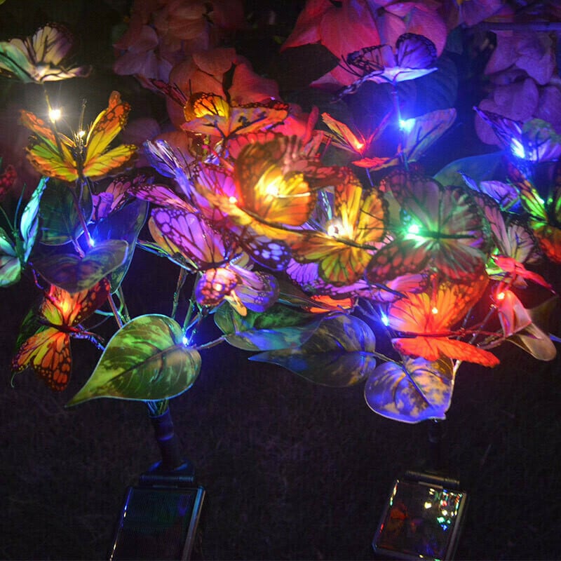Solar Garden Butterfly Waterproof Lamp