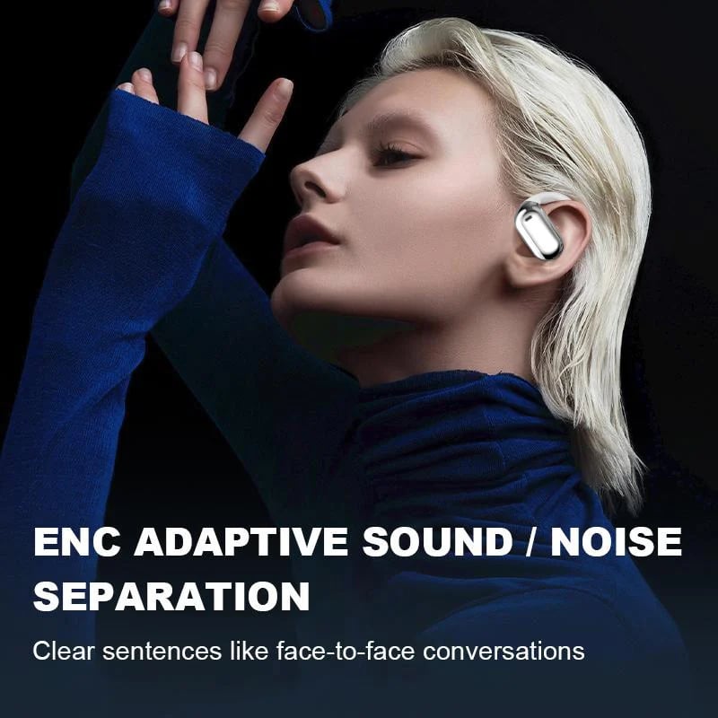 Last Day Promotion 49% OFF🔥True Powerful Bluetooth 5.4 Open Ear Earbuds, IPX5 Waterproof