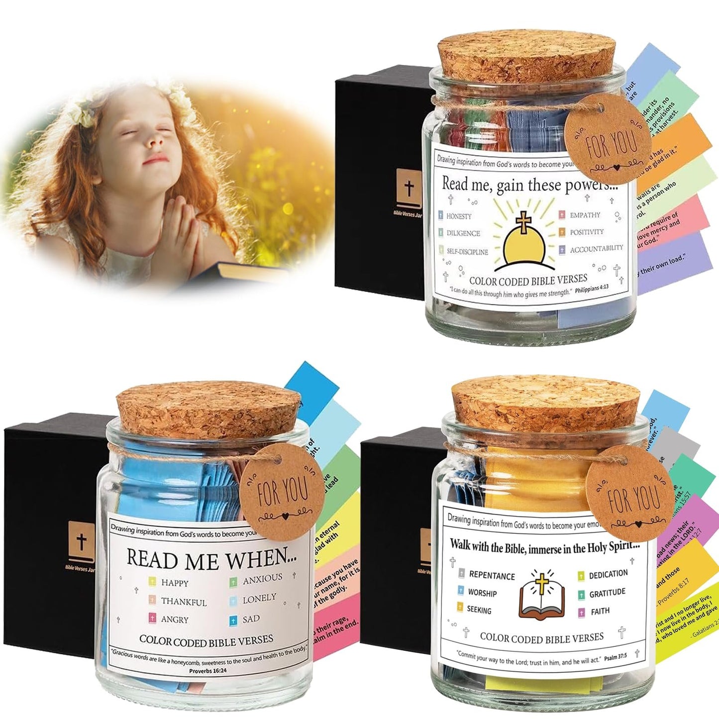 Best Gift 49% OFF🎁2024 NEW SALE🔥Bible Verses in a Jar