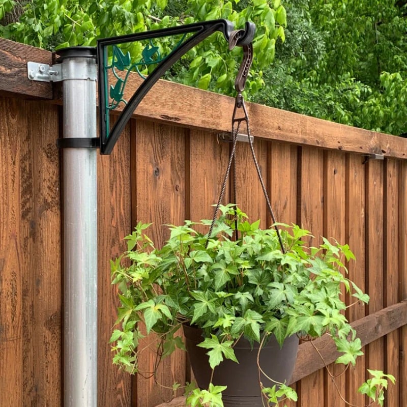 Hangs Fence Post Hanger - Ivy Insert