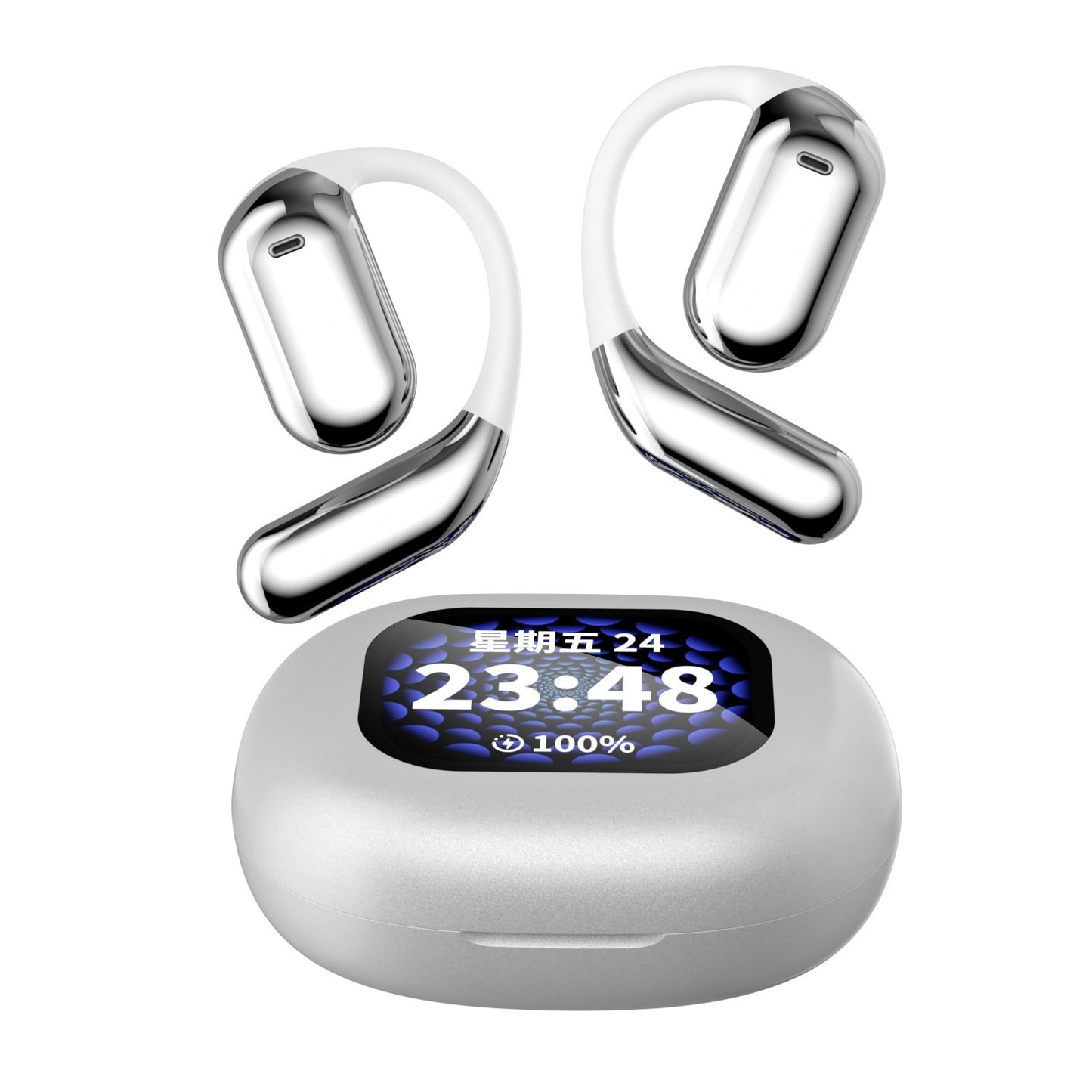Last Day Promotion 49% OFF🔥True Powerful Bluetooth 5.4 Open Ear Earbuds, IPX5 Waterproof