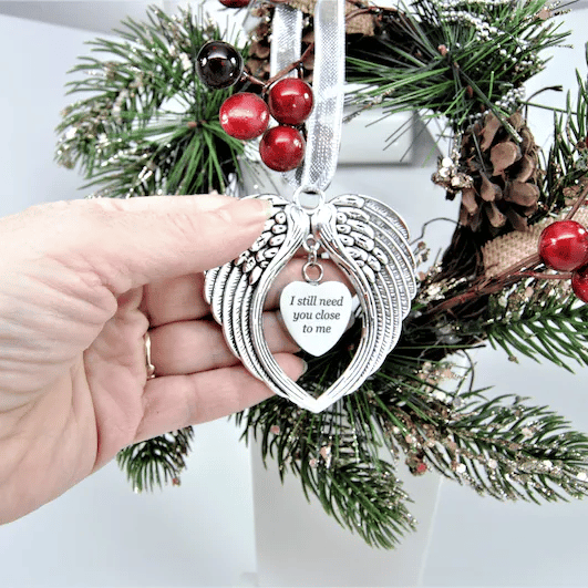 Christmas Ornaments Angel Wings - Memorial Christmas Gift💖
