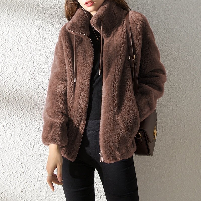 🔥LAST DAY 49% OFF - 💥Padded Coat Stand-collar Double-faced Fleece Jacket