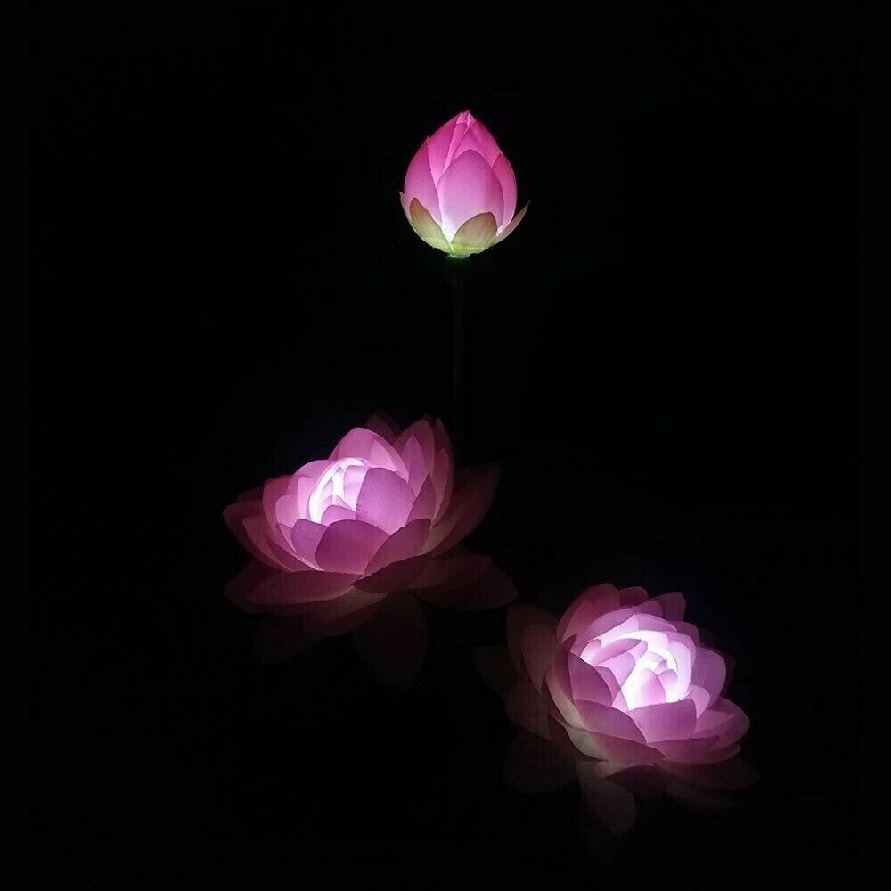Solar Lotus Flower Garden Lights(SET OF TWO)