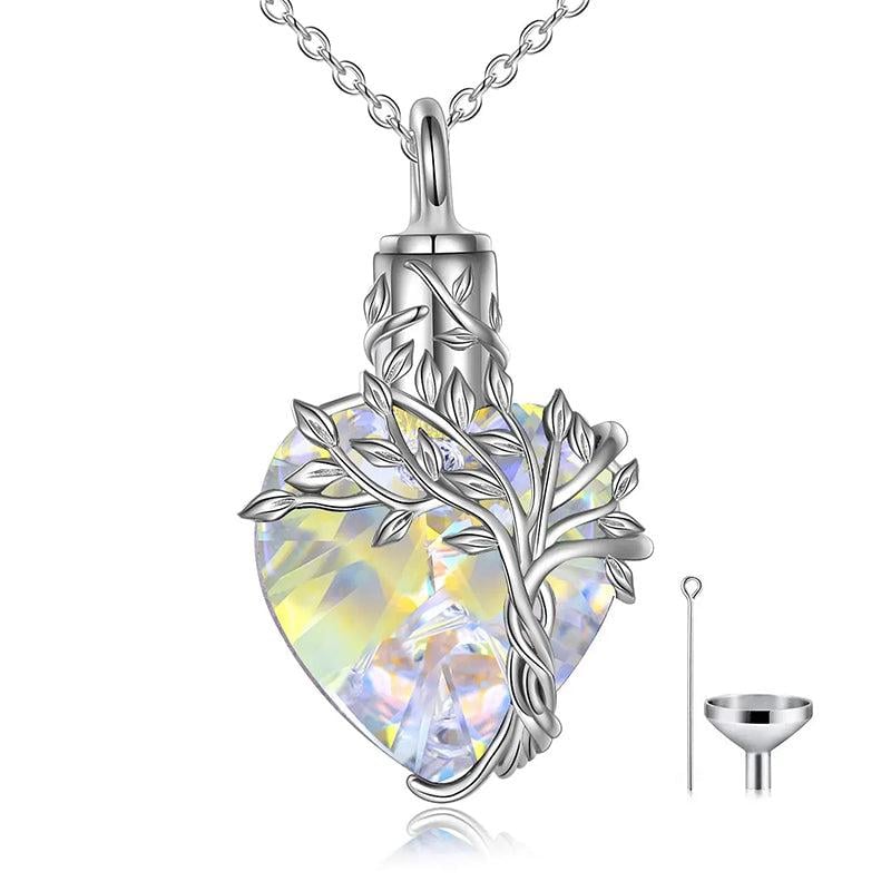 🔥Last Day 49% OFF - 🎁925 Sterling Silver  Heart Urn Necklace