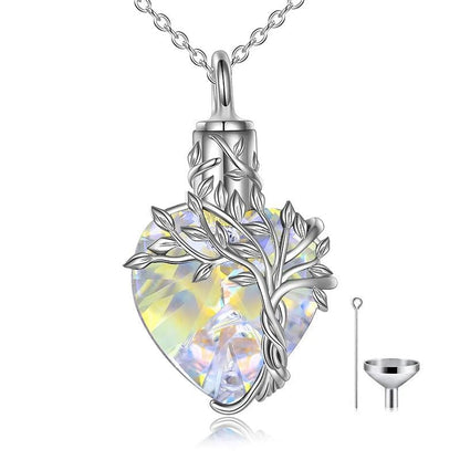 🔥Last Day 49% OFF - 🎁925 Sterling Silver  Heart Urn Necklace