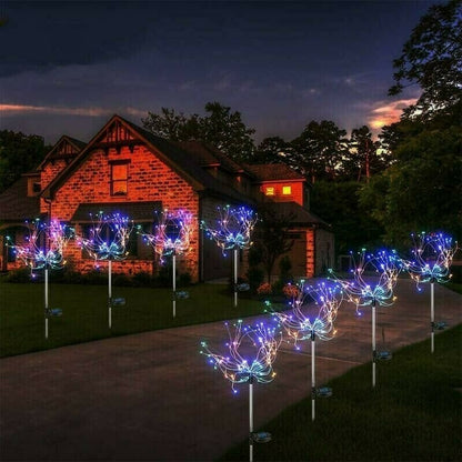 🔥LAST DAY 49% OFF - 🎁Waterproof Solar Garden Fireworks Lamp