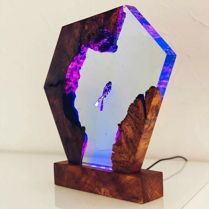 🔥LAST DAY 50% OFF🔥Scuba Diver Lamp -  Unique Home Decor - Unique Gifts - Desk Lamp