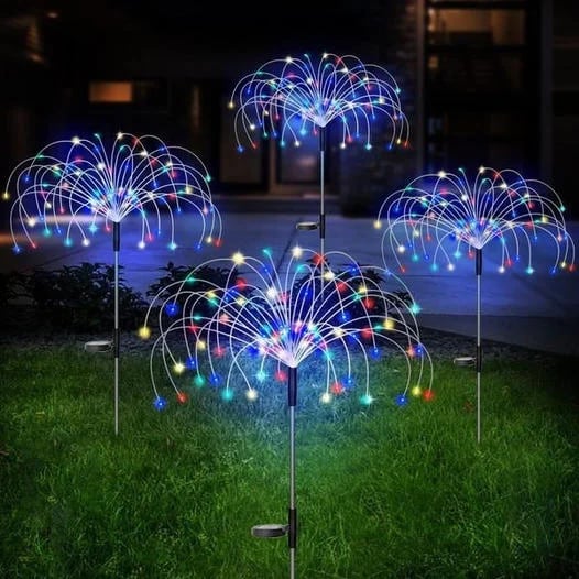 🔥LAST DAY 49% OFF - 🎁Waterproof Solar Garden Fireworks Lamp