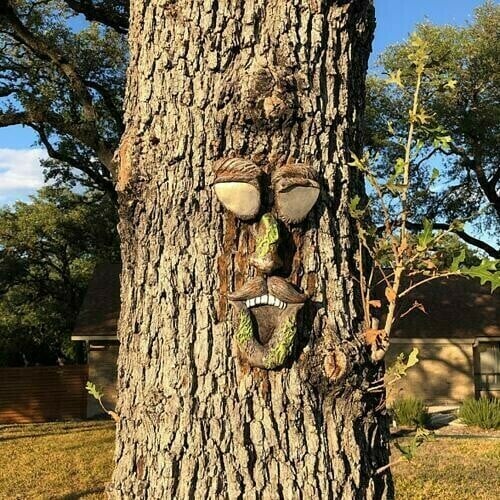 Tree Face Decor Outdoor