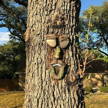 Tree Face Decor Outdoor