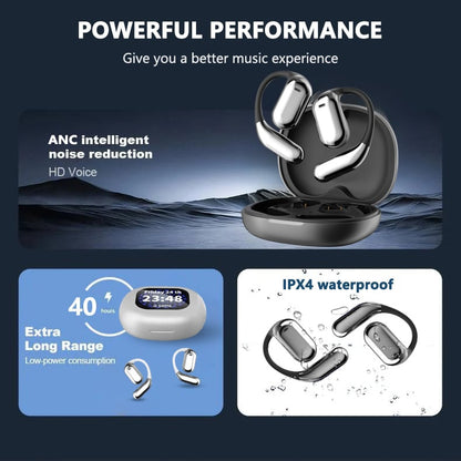 Last Day Promotion 49% OFF🔥True Powerful Bluetooth 5.4 Open Ear Earbuds, IPX5 Waterproof