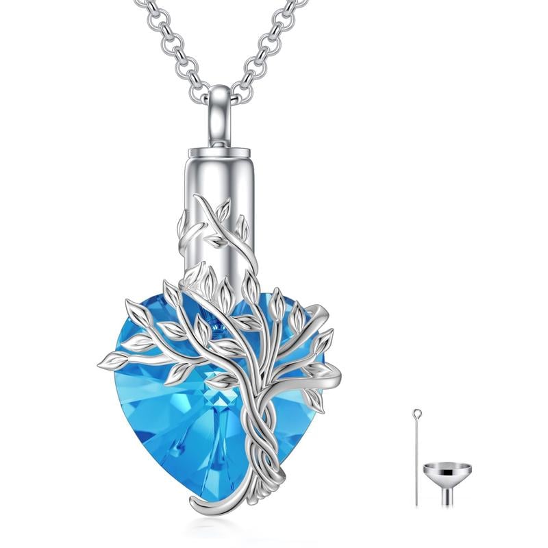 🔥Last Day 49% OFF - 🎁925 Sterling Silver  Heart Urn Necklace