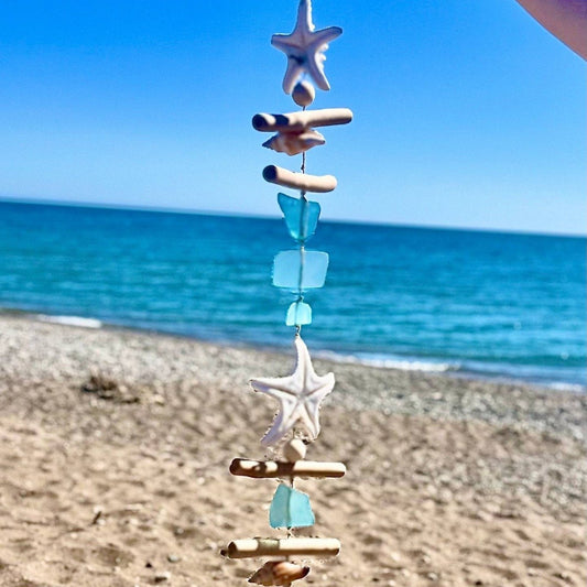 🔥LAST DAY 49% OFF - Starfish SeaGlass Beach Decor