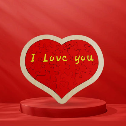 Heart Shape Puzzle|Say I Love You in 100 Languages