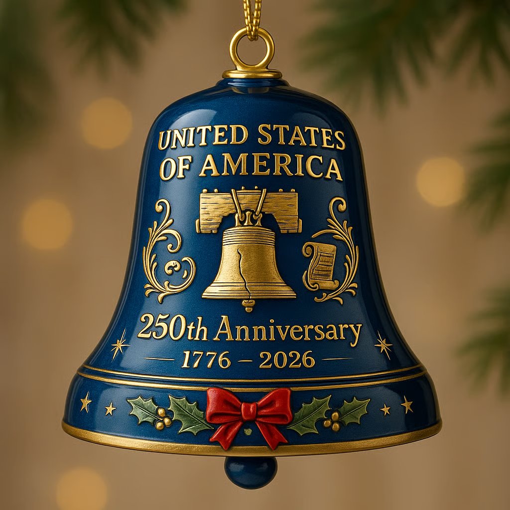 🔥Last Day 49% OFF -🔔United States 250th Anniversary Bell Ornament