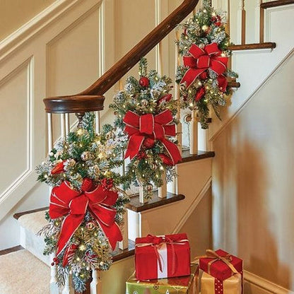 🔥The Cordless Prelit Stairway Swag Trim Color