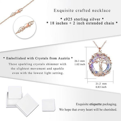 🔥Last Day 49% OFF - 🎁925 Sterling Silver Tree of Life Necklace