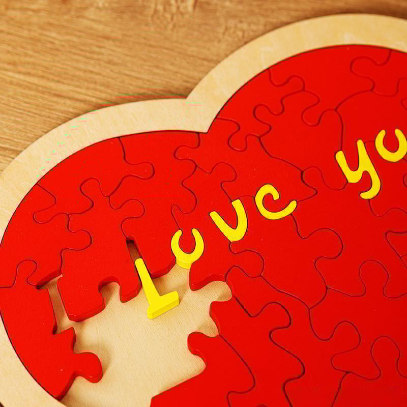 Heart Shape Puzzle|Say I Love You in 100 Languages