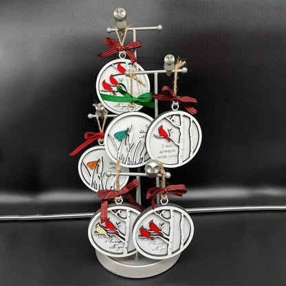 🎁Last Day 49% OFF⇝💓"We Are Always With You"- Handmade Memorial Ornament With Cardinals