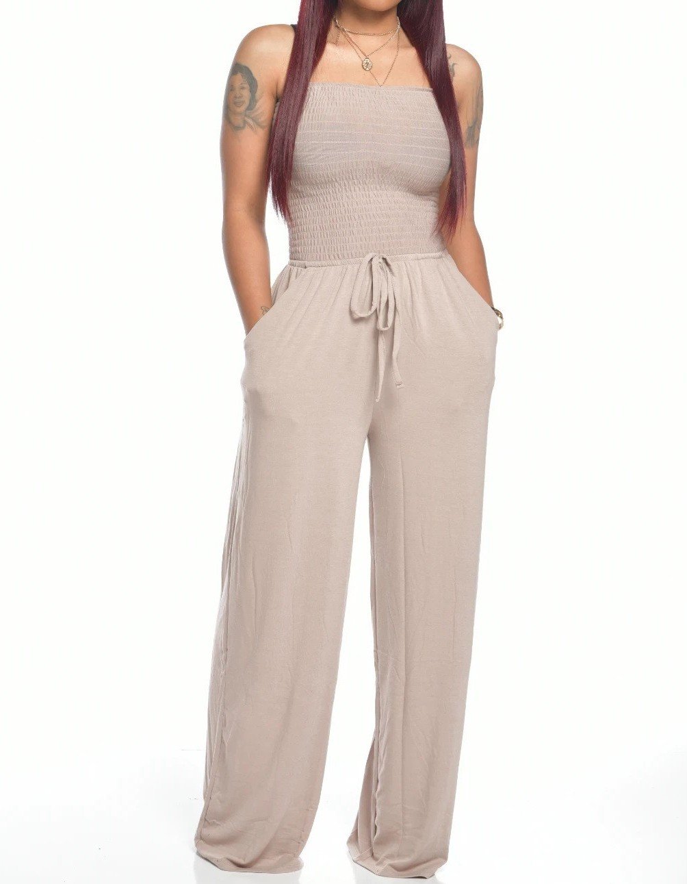 (🎁2024 New Year Hot Sale🎁)❤️Newest Strapless Waist Jumpsuit❤️