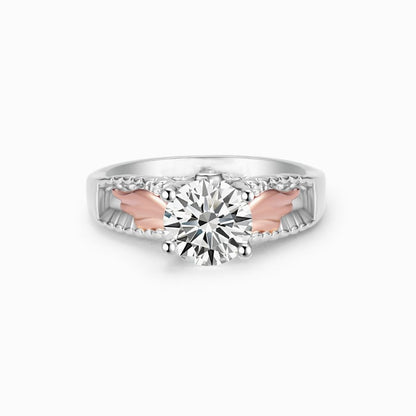 I'm a Wife to a Husband Personalized Circle Wings Memorial Ring
