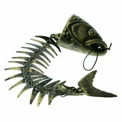 Metal Fish Bone Wind Chimes