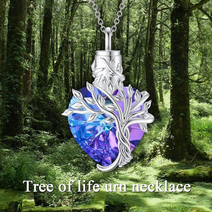 🔥Last Day 49% OFF - 🎁925 Sterling Silver  Heart Urn Necklace