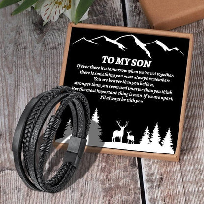 Last Day 49% OFF--🎁To my Son I'll always be with you Bracelet