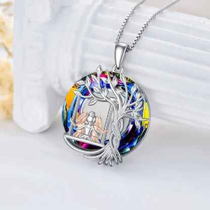 Last Day 49% OFF--🎁S925 Sterling Silver Tree of Life Sisters Necklace
