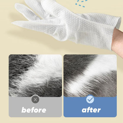 🔥Last Day 49% OFF - 🐶🐱 Pet Glove Wipes for Dogs & Cats