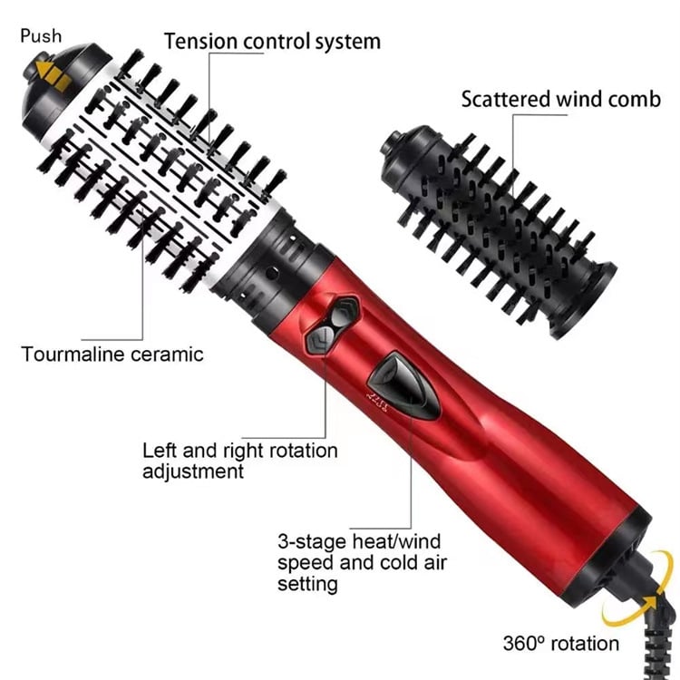 🔥Last Day Special Sale 49%|3-in-1 Hot Air Styler And Rotating Hair Dryer