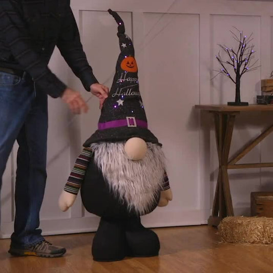 Large Halloween Plush Gnome