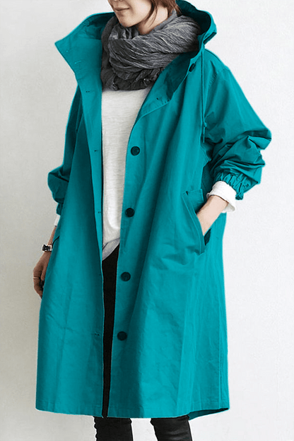 🔥Last Day 49% OFF - Waterproof Hooded Trench Coat