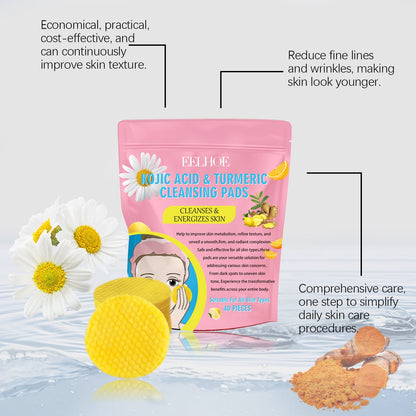 💥Buy more save more💥 Turmeric Kojic Acid Cleansing Pads