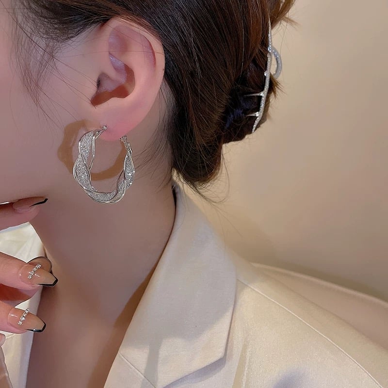 🔥LAST DAY 49% OFF -💕-S925 Fashion Twist Earrings