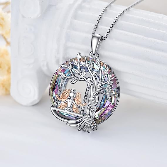 Last Day 49% OFF--🎁S925 Sterling Silver Tree of Life Sisters Necklace