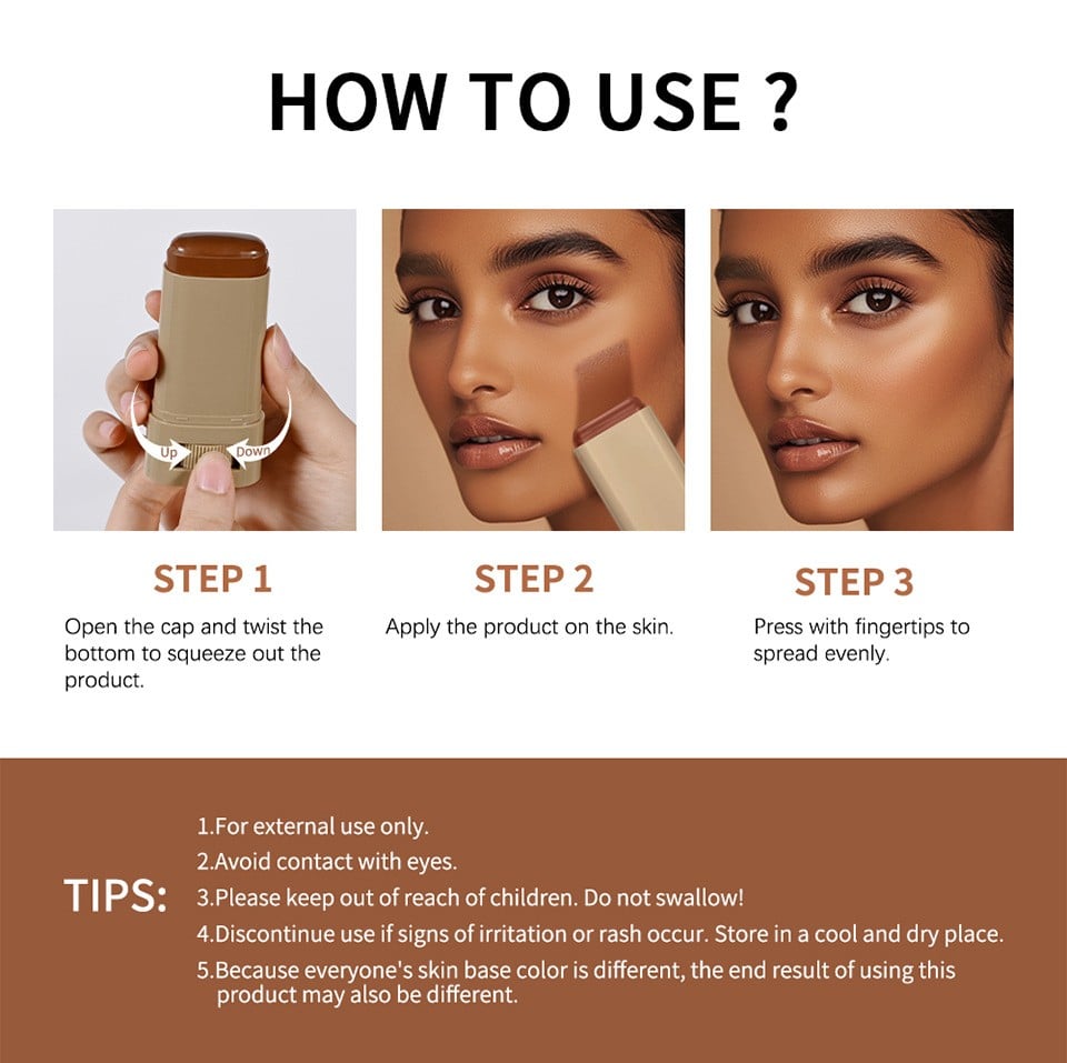 🔥Foundation Stick Beauty Balm Serum Boosted Skin Tint