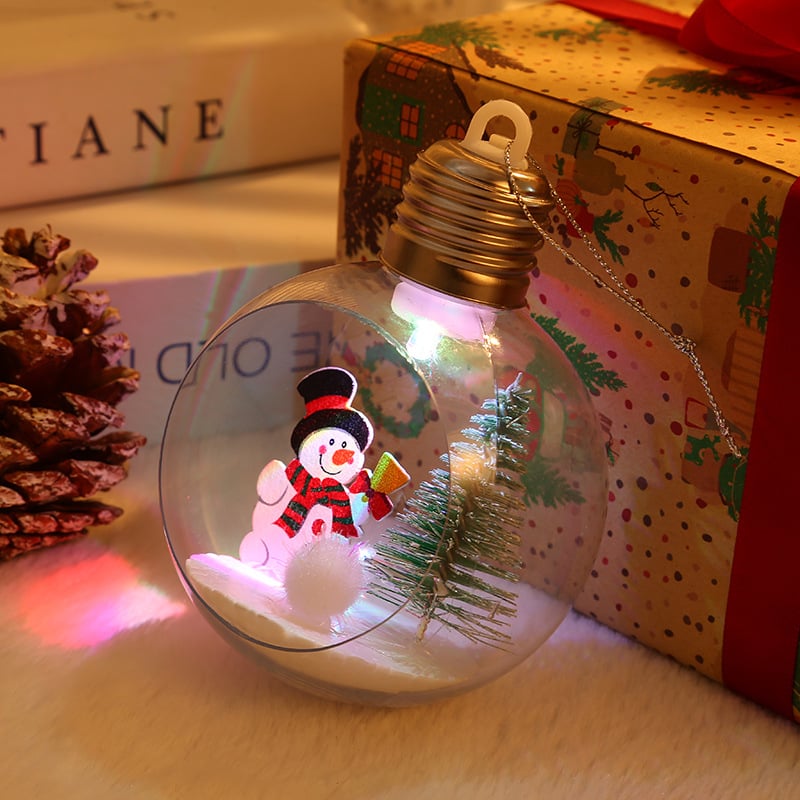 🎄Last Day 49% OFF - 🎅Christmas Tree Decoration Glow Balls
