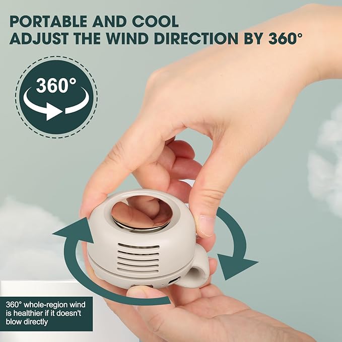 ❄️ 2025 New Mini Fan with Clip